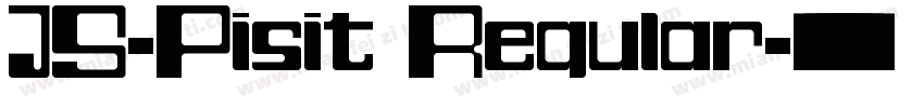 JS-Pisit Regular字体转换
